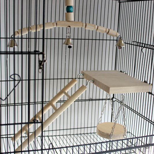 Hamster Gnaws And Relieves Boredom Swing Ladder Springboard Cage - Xmaker