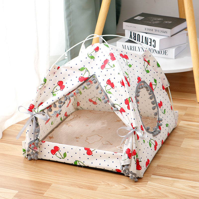 Cat Tent Cat Cat House Enclosed Pet Bed - Xmaker