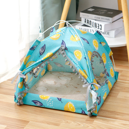 Cat Tent Cat Cat House Enclosed Pet Bed - Xmaker