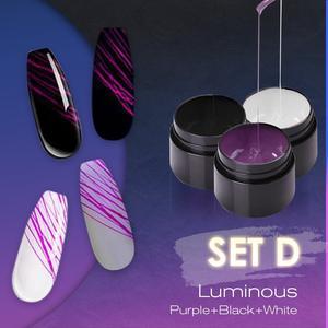 Manicure Luminous Nail Art Spider Nail Gel UV Nail Polish