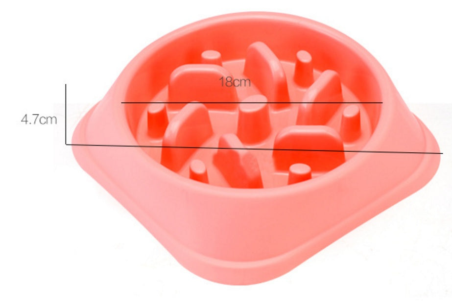 Anti-choke Bowl Plastic Dog Bowl Healthy Feeder - Xmaker