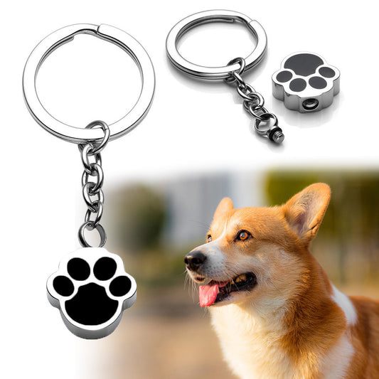 Dog Paw Can Open Urn Pendant - Xmaker