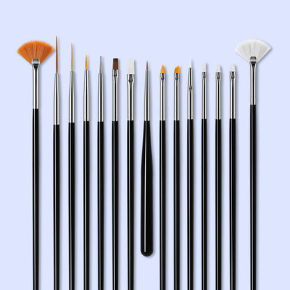 20 manicure brush tool sets