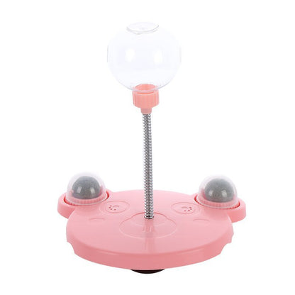 Pet Feeder Cat Toy Pets Leaking Food Ball Self-Playing Tumbler Funny Swing Feeder Puzzle Toys Playing Training Dispenser Bowl - Xmaker