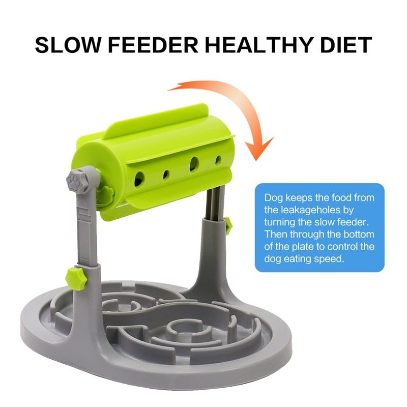 Pet Dog Toy Slow Feeders Healthy Diet Interactive Dog Toys IQ Training Toy Pet Food Feeder Foraging Toy Prevent Obesity Dog - Xmaker