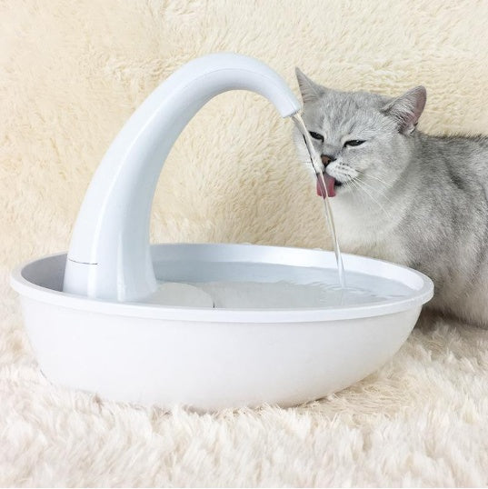 Automatic Swan Pet Cat Water Dispenser Drinking Bowl - Xmaker