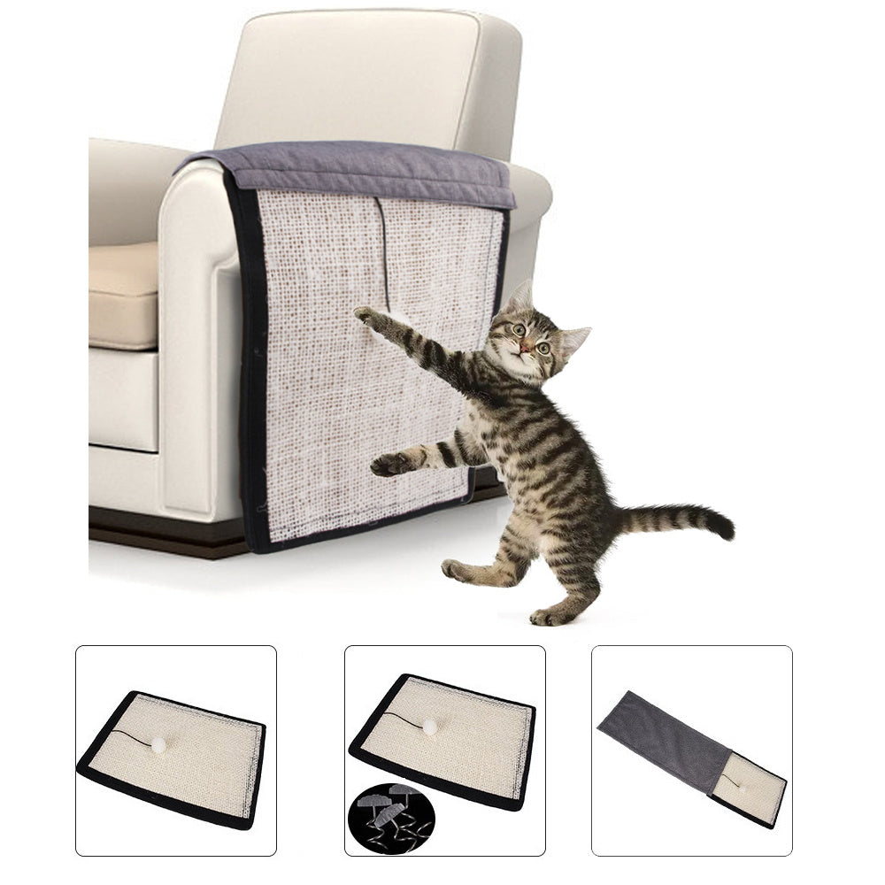 Cat scratch board sisal pad table sofa protection mat - Xmaker