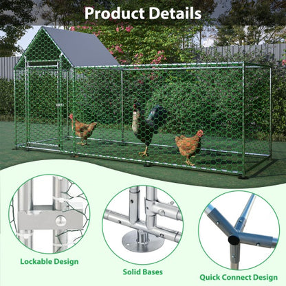 Poultry Habitat Cage With Lid For Chicken Coop - Xmaker