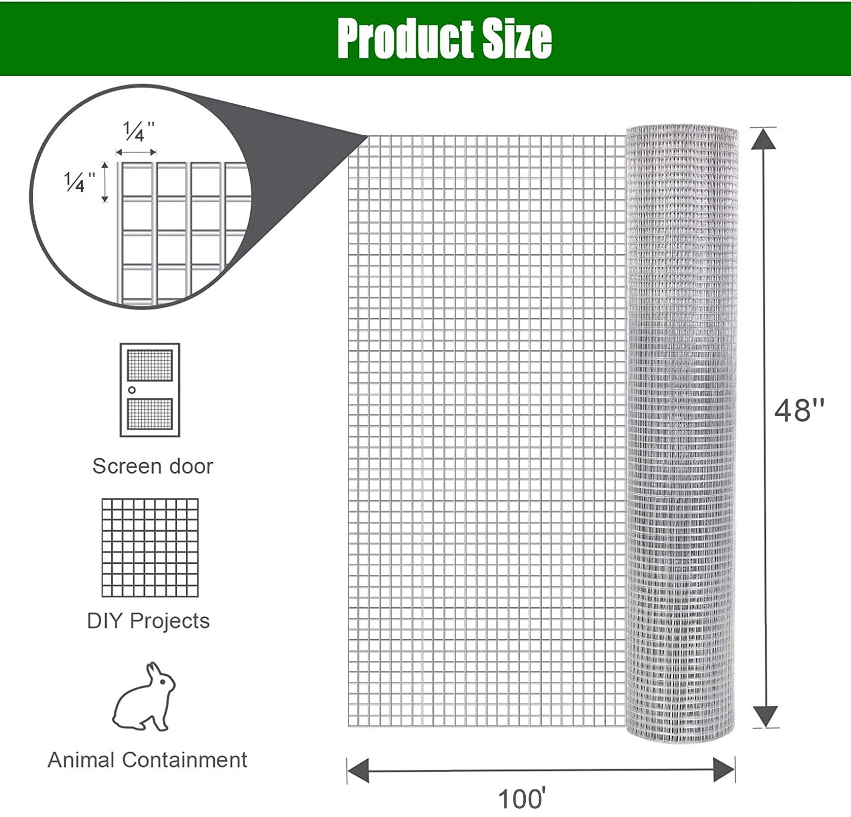 Chicken Wire Mesh Fence Roll After Metal Welding - Xmaker