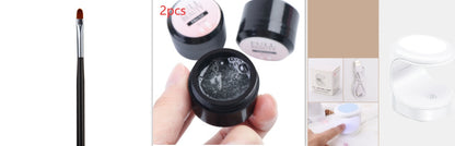 Creacked Repair Glue Nail Fiber Silk Extension Gel Fiberglass Poly UV Builder Gel Polish Manicure Art Prolonged Tool