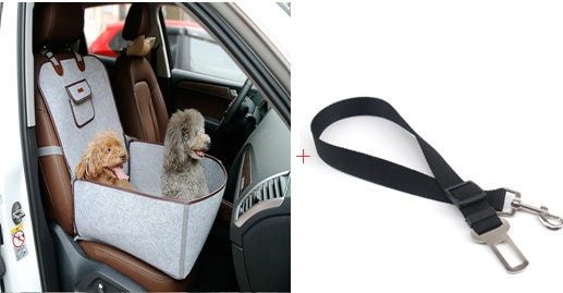 Retro Dual-purpose Pet Car Mat Front Seat Cushion - Xmaker