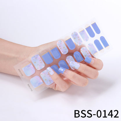 Gel Nail Stickers 3d Semi-cured Nail Stickers UV Nail Semi-baked Nail Stickers Paper - Xmaker