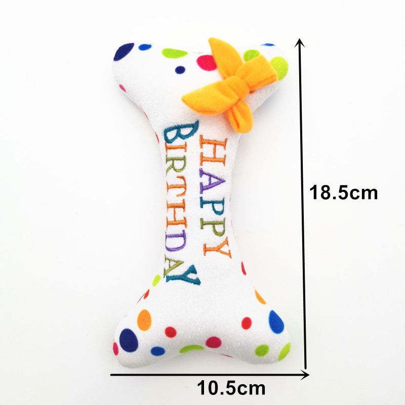 Cute Dog Birthday Cake Plush Toy - Xmaker