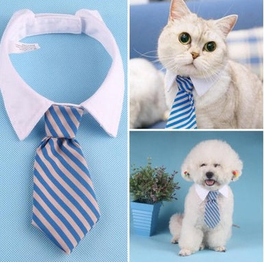 Pet bow tie tie child baby tie cartoon print small tie spot wholesale dog tie - Xmaker