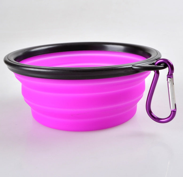 Folded Silicone Pet Dog Bowl - Xmaker