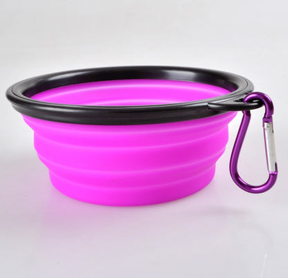 Folded Silicone Pet Dog Bowl - Xmaker