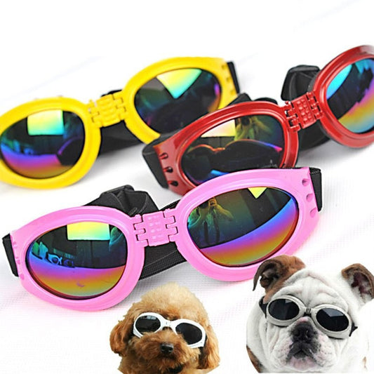 Dog Sunglasses Foldable Medium Size Waterproof Goggles UV Protection Glasses For Pets - Xmaker