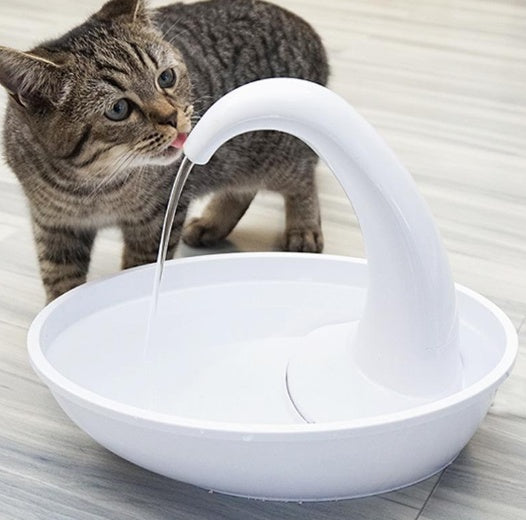 Automatic Swan Pet Cat Water Dispenser Drinking Bowl - Xmaker