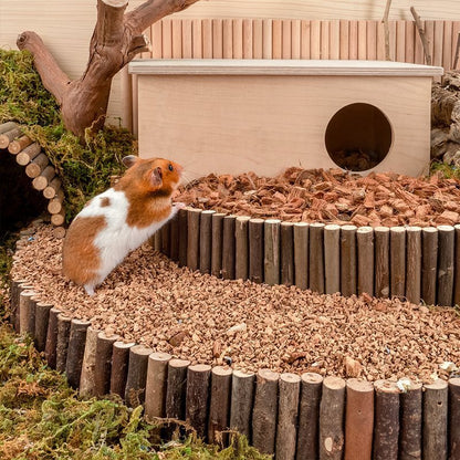 Oak Cork Hamster Digging Dust-free Bedding Djungarian Hamster Cage Landscaping Supplies - Xmaker