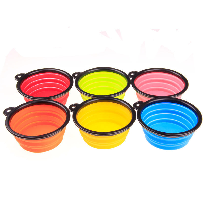 Folded Silicone Pet Dog Bowl - Xmaker