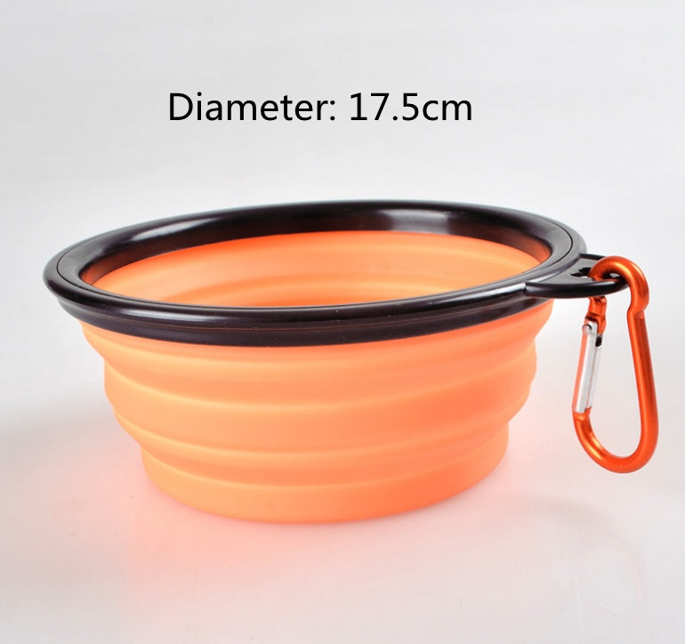 Folded Silicone Pet Dog Bowl - Xmaker