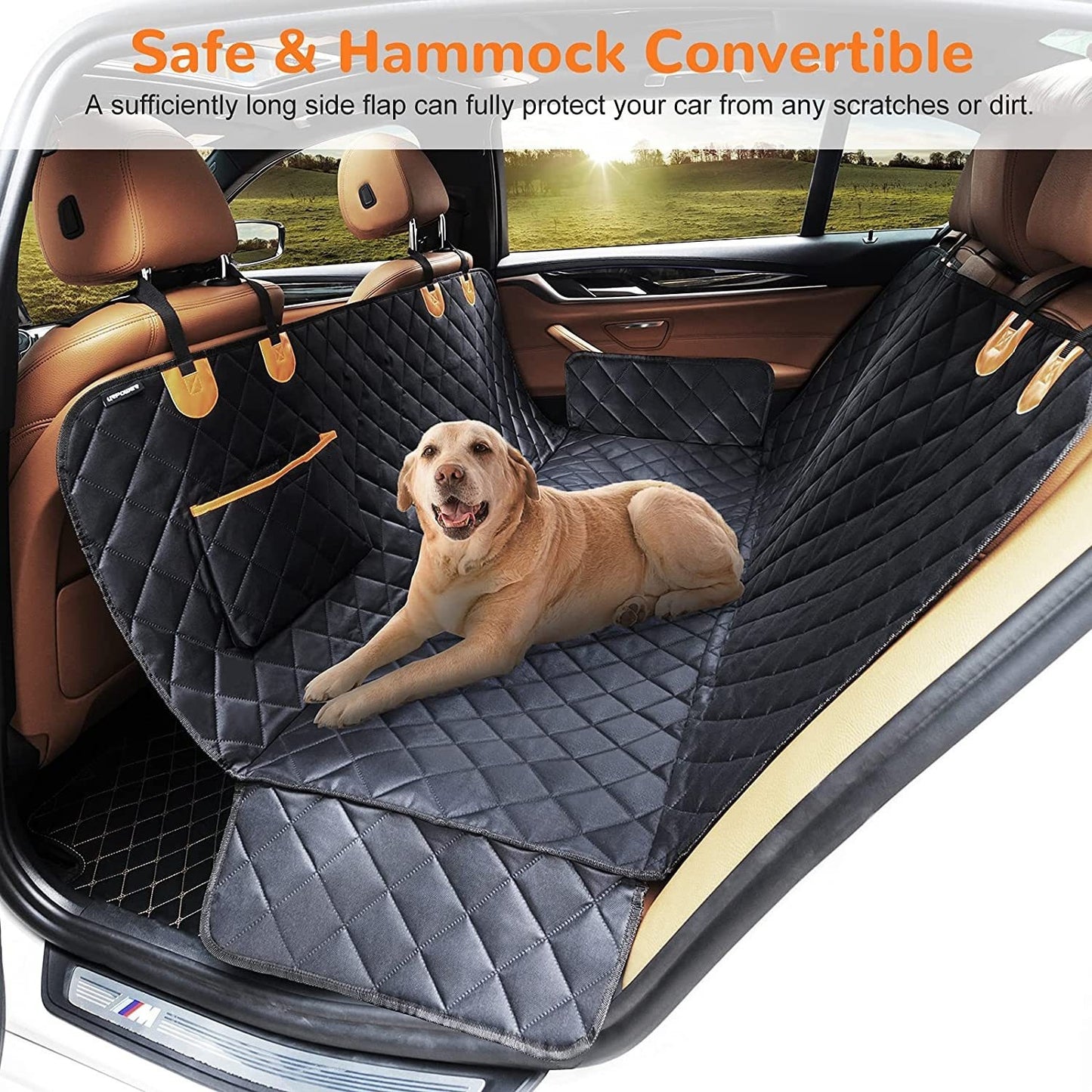 Pet Car Travel Rear Seat Cushion Dog Travel Toilet - Xmaker