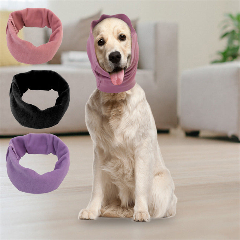 Calming Dog Ears Cover For Noise Reduce Pet Hood Earmuffs For Anxiety Relief Grooming Bathing Blowing Pets Drying - Xmaker