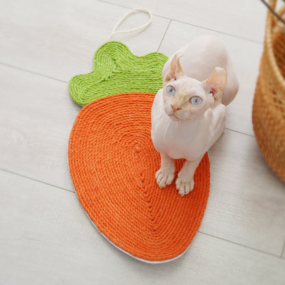 Cat Supplies Watermelon Cat Linen Mat Cat Daily Necessities Sisal Cat Claw Board - Xmaker