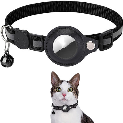 Reflective Collar Waterproof Holder Case For Airtag Air Tag Airtags Protective Cover Cat Dog Kitten Puppy Nylon Collar - Xmaker