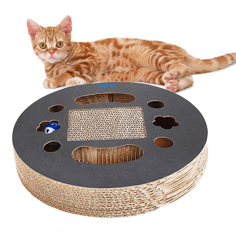 Corrugated cat scratch board cat toy - Xmaker