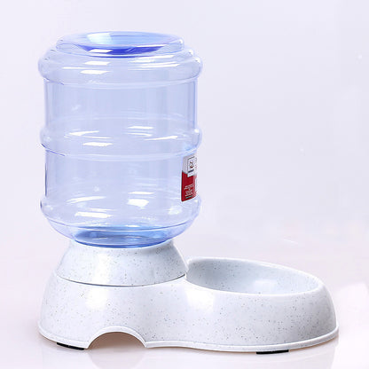 Cats Dogs Automatic Pet Feeder Drinking Water Fountains Large Capacity Plastic Pets Dog Food Bowl Water Dispenser - Xmaker