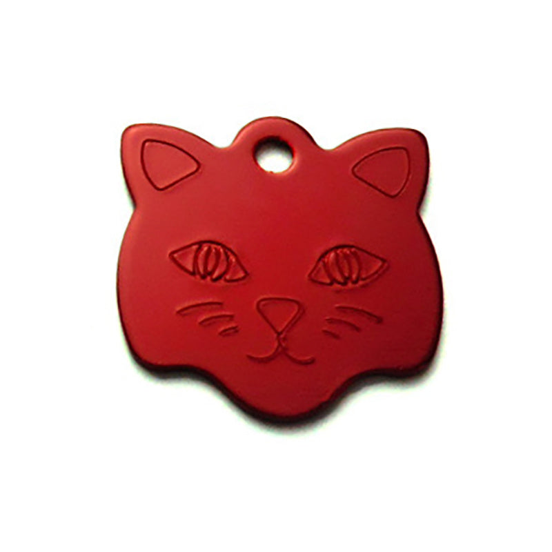 Cat head alumina pet tag - Xmaker