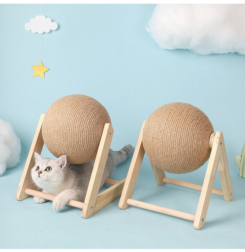 Professional Vertical Cat Toy Sisal Cat Catching Ball - Xmaker