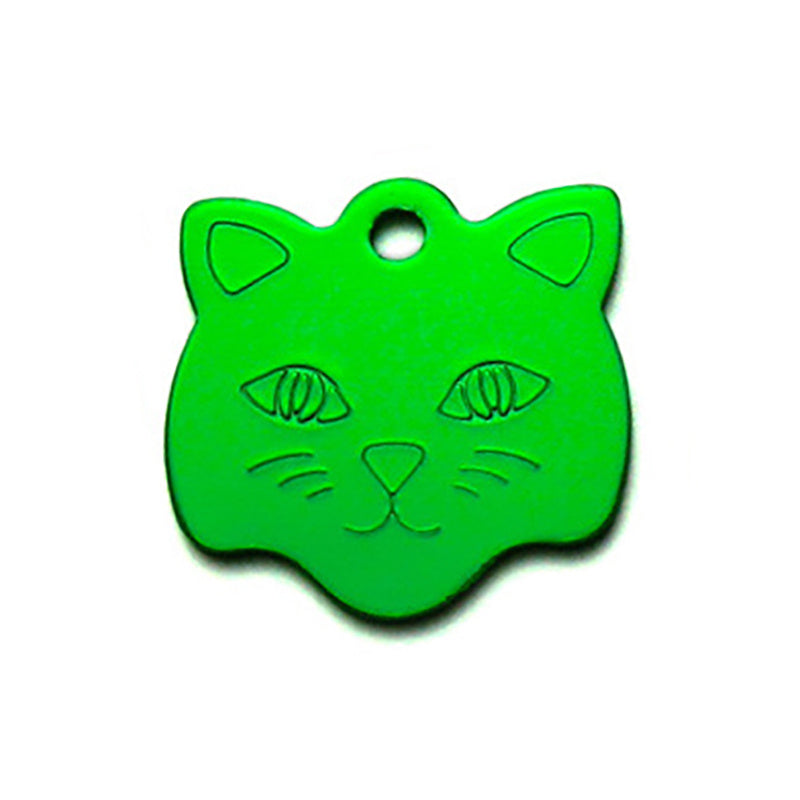 Cat head alumina pet tag - Xmaker