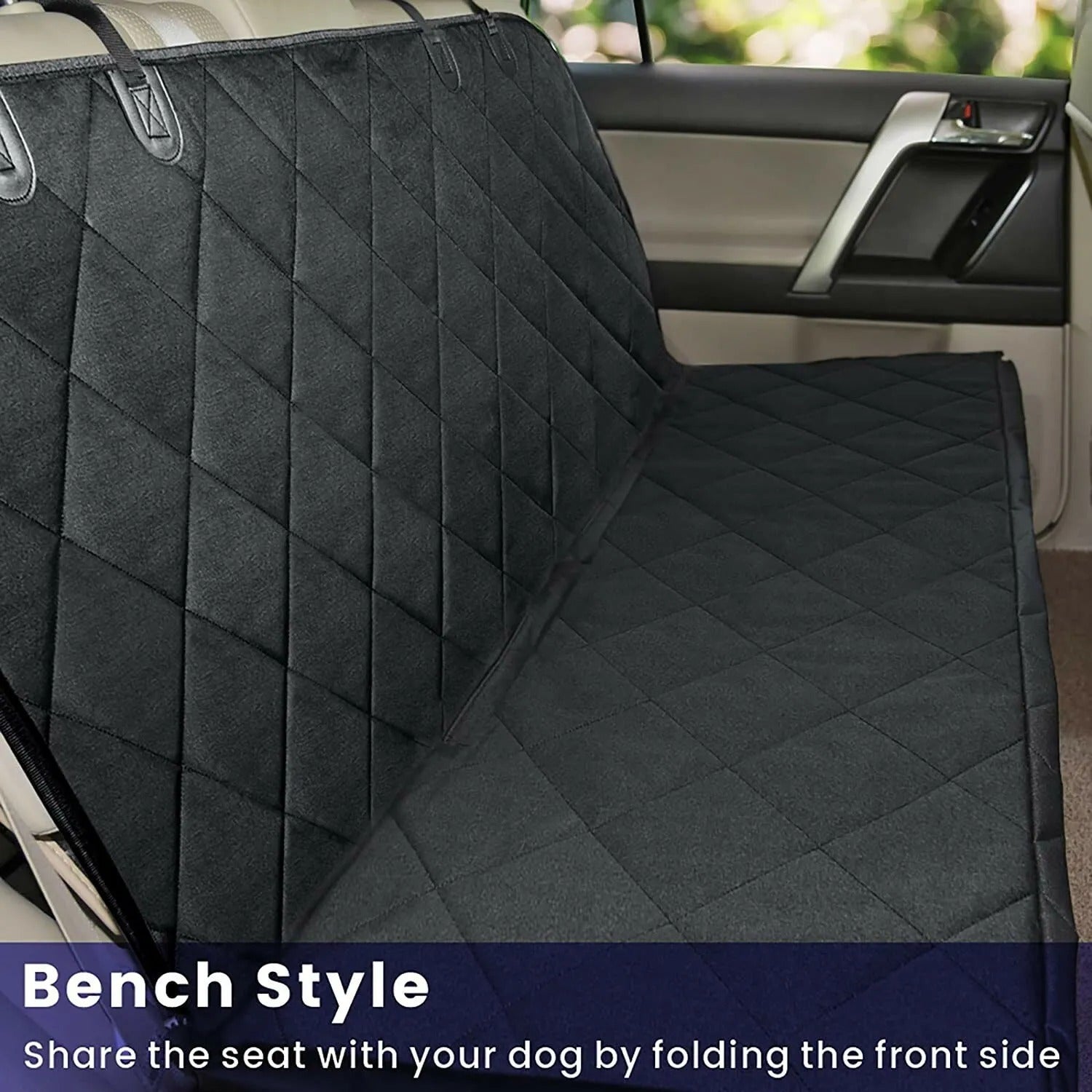 Seat Cover Rear Back Car Pet Dog Travel Waterproof Bench Protector - Xmaker