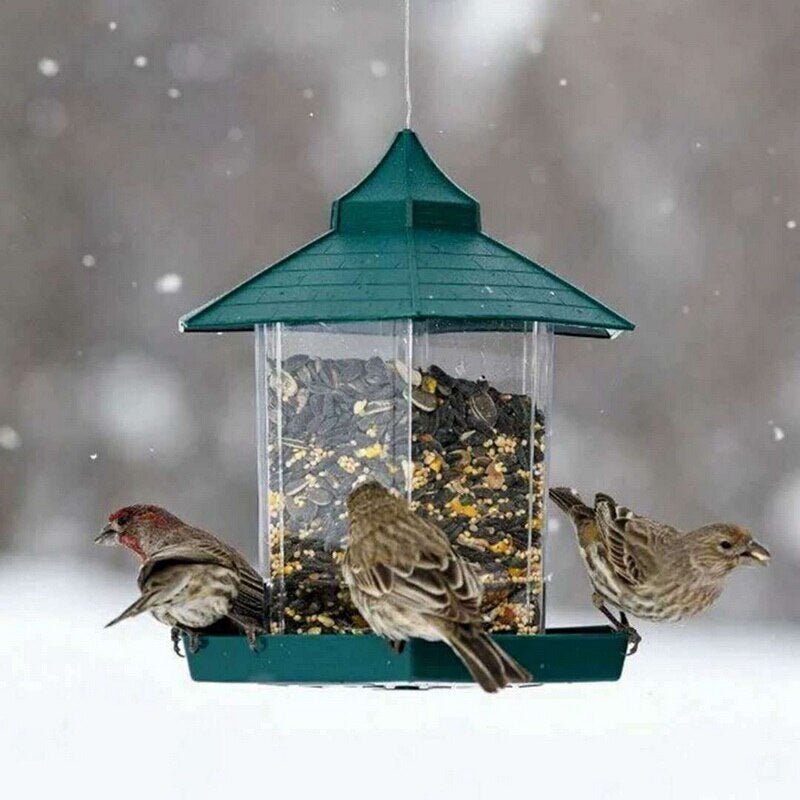 Waterproof hanging bird food box - Xmaker