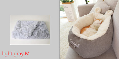 Pet Dog Bed Warming Soft Sleeping Bag Cushion Puppy Kennel - Xmaker