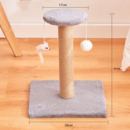 Cat Scratcher Sisal Vertical Durable Non-dandruff Anti-scratch Toy Cat Supplies - Xmaker