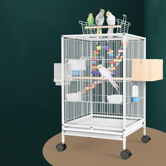 Parrot Xuanfeng Bird Cage With Feeder Toy Grass Nest Breeding Box - Xmaker