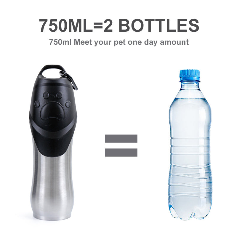 Stainless Steel Pets Drinking Water Bottle - Xmaker