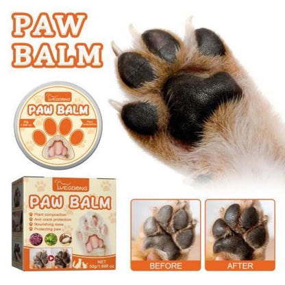 Natural Plant Formula Pet Paw Balm For Cats And Dogs, Softens Dry Paw Pads, Lick-Proof, 1.7 Oz Paw Balm - Xmaker