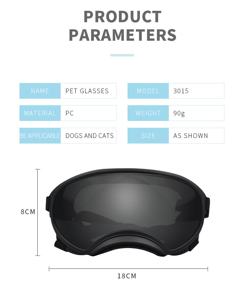 Ski Pet Dog Wind Protection Goggles Accessories - Xmaker