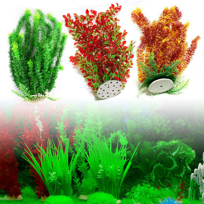 Aquarium fish tank ornament simulation plant - Xmaker