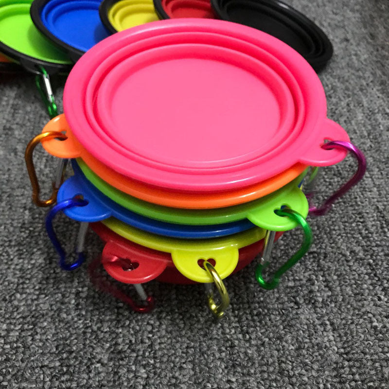 Folded Silicone Pet Dog Bowl - Xmaker