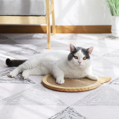 Cat Scratcher Board Scratching Post Mat Wall Mounted Scratcher Pad with Suction Cup Toy Cat Claws Care Toys - Xmaker