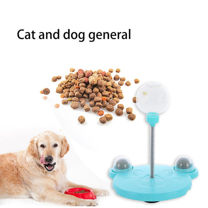 Pet Feeder Cat Toy Pets Leaking Food Ball Self-Playing Tumbler Funny Swing Feeder Puzzle Toys Playing Training Dispenser Bowl - Xmaker