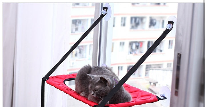 Cat Hammock Window Resting Seat Perch Cat Bed for Indoor Cats Sleeping - Xmaker