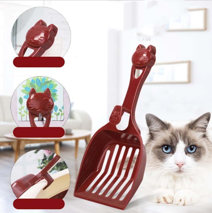 Plastic cat litter shovel cat head cat shovels - Xmaker