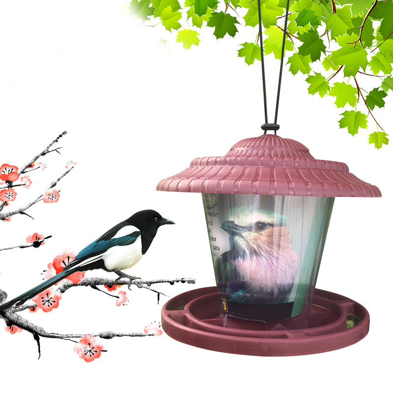 Plastic transparent bird feeder - Xmaker