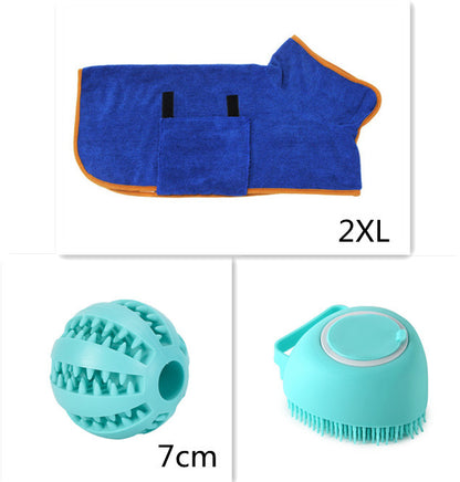 Silicone Dog Bath Massage Gloves Brush Pet Cat Bathroom Cleaning Tool Comb Brush For Dog Can Pour Shampoo Dog Grooming Supplies - Xmaker